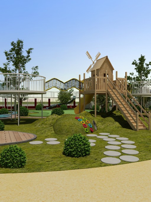 駐馬店市平輿縣世紀陽光幼兒園戶外設(shè)計裝修