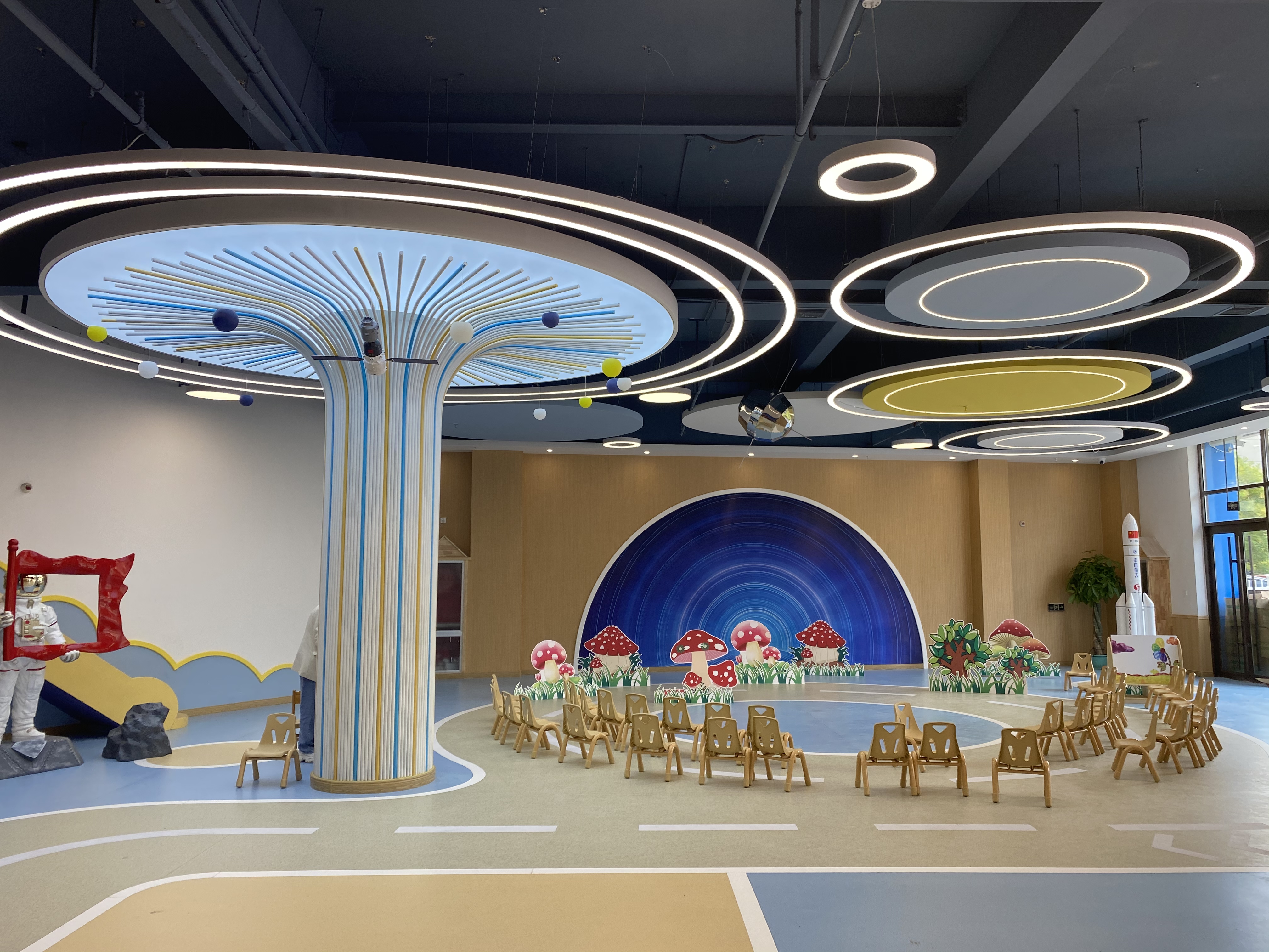 幼兒園走廊實景